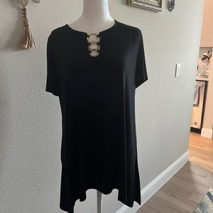 JM Collection Short Sleeve Women’s Blouse